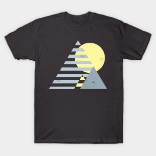 90s Mountain Sunset Yellow T-Shirt